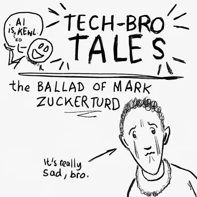 Tech Bro Tales - Mark Zuckerberg comic